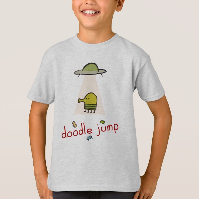 Doodle Jump UFO T-Shirt (Front)