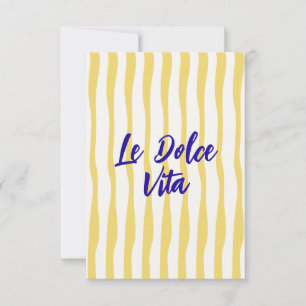 doodle la Dolce Vita summer Greeting Card