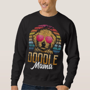 Doodle Mama Gift Goldendoodle Mum Goldendoodle Gif Sweatshirt