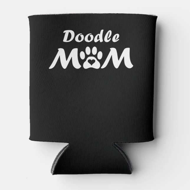 Doodle Mum For Dog Lovers Can Cooler (Front)