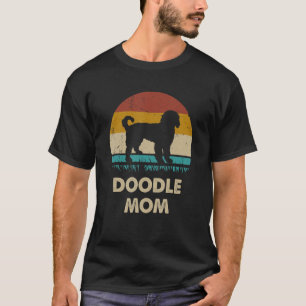 Doodle Mum Gift For Women Funny Doodle Dog Vintage T-Shirt