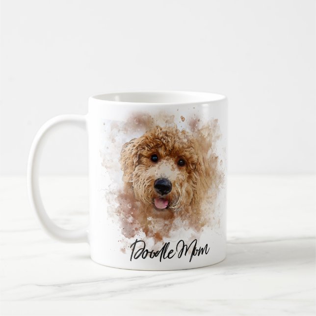 Doodle Mum Golden Doodle Coffee Mug (Left)