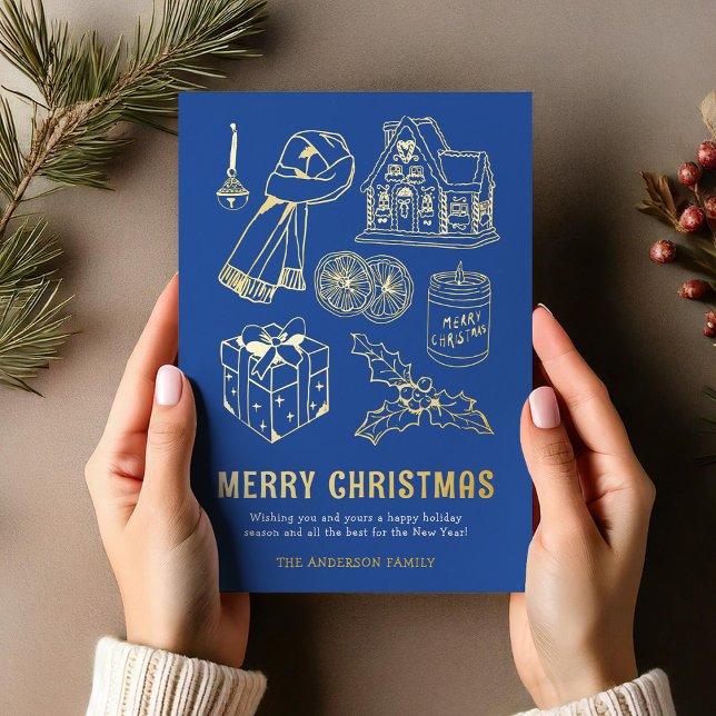 Doodle Non-Photo Blue Christmas (Creator Uploaded)