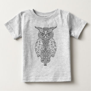Doodle Owl Baby T-Shirt