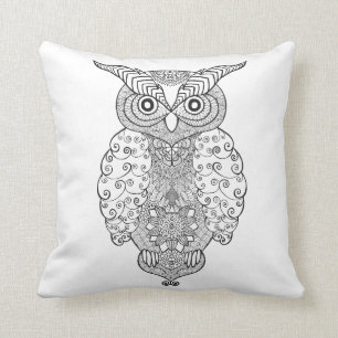Doodle Owl Cushion