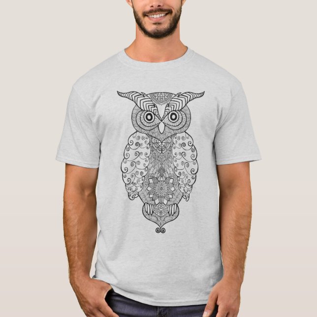 Doodle Owl T-Shirt (Front)