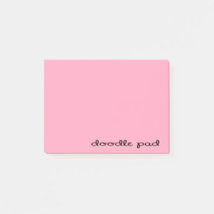 Doodle Pad Pink Post-it Notes