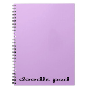 Doodle Pad Purple Notebook