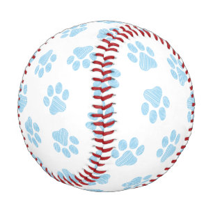 Doodle Paws, Dog Paws, Baby Blue Paws Baseball