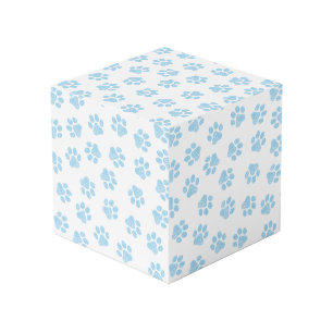 Doodle Paws, Dog Paws, Baby Blue Paws Cube