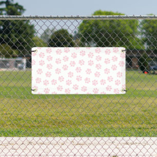 Doodle Paws, Dog Paws, Baby Pink Paws Banner