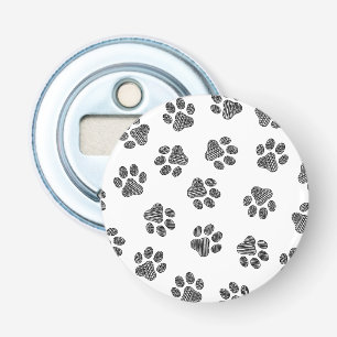 Doodle Paws, Dog Paws, Black Paws Bottle Opener