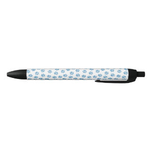 Doodle Paws, Dog Paws, Blue Paws Black Ink Pen