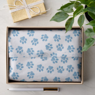 Doodle Paws, Dog Paws, Blue Paws Tissue Paper