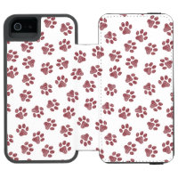Doodle Paws, Dog Paws, Burgundy Paws