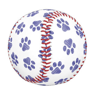 Doodle Paws, Dog Paws, Navy Blue Paws Baseball