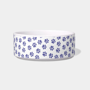 Doodle Paws, Dog Paws, Navy Blue Paws Bowl