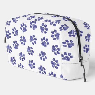 Doodle Paws, Dog Paws, Navy Blue Paws Dopp Kit