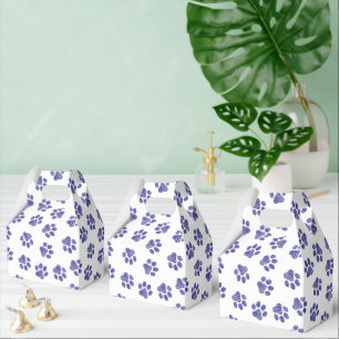 Doodle Paws, Dog Paws, Navy Blue Paws Favour Box