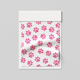 Doodle Paws, Dog Paws, Pink Paws Fabric