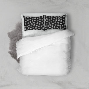 Doodle Paws, Dog Paws, White Paws Pillowcase