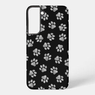 Doodle Paws, Dog Paws, White Paws Samsung Galaxy Case