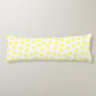 Doodle Paws, Dog Paws, Yellow Paws Body Cushion