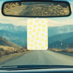 Doodle Paws, Dog Paws, Yellow Paws Car Air Freshener