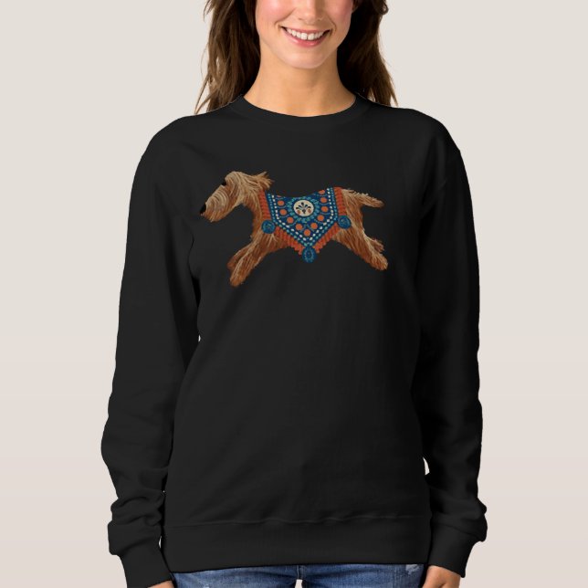 Doodle Poodle Print Sweatshirt (Front)