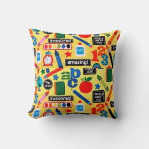 Doodle Preschool Art Teacher Good End of Year Teac Cushion