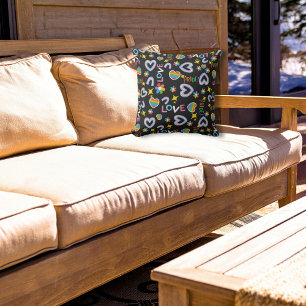 Doodle Pride LGBT Cushion