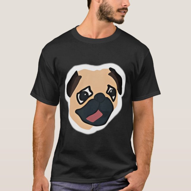 Doodle Pug T-Shirt (Front)