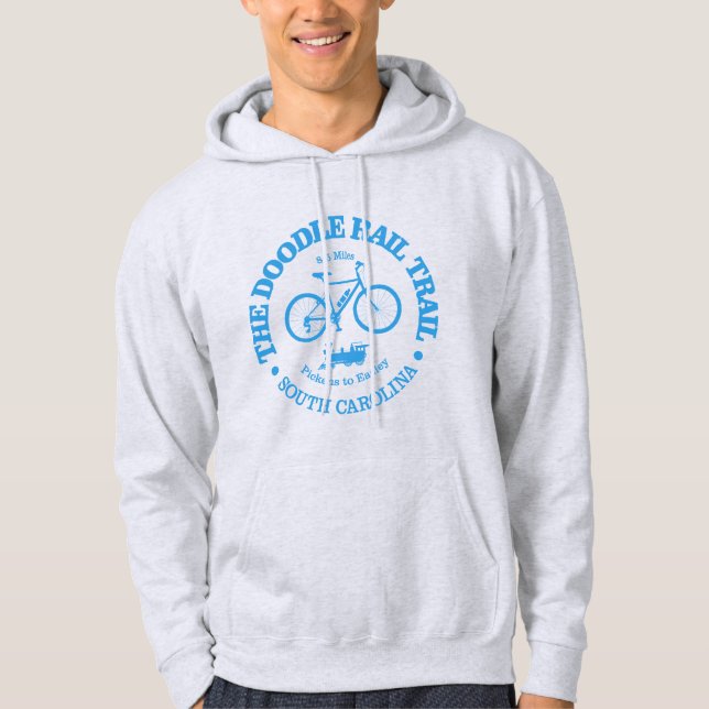 Doodle Rail Trail (cycling) Hoodie (Front)