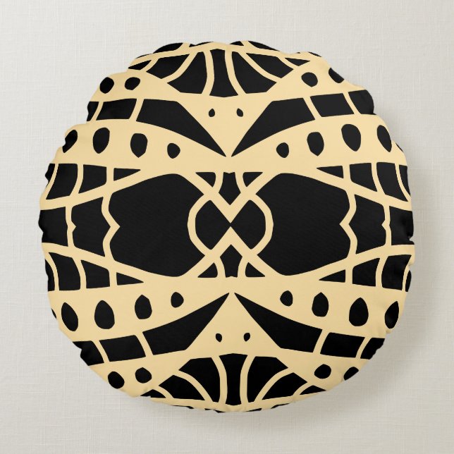 Doodle Round Cushion (Front)