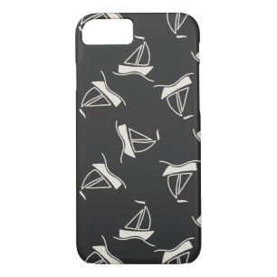 Doodle Sailboat Pattern Case-Mate iPhone Case
