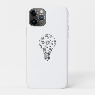 Doodle Solar System in Bulb Case-Mate iPhone Case