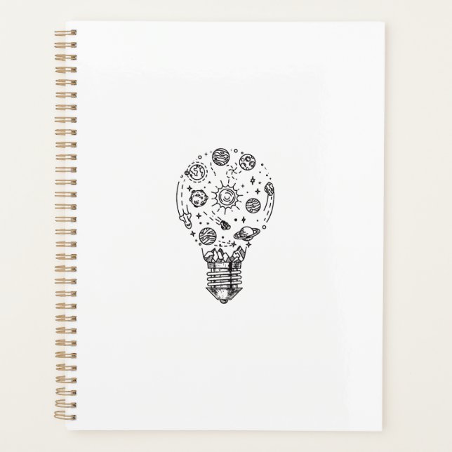 Doodle Solar System in Bulb Planner (Front)