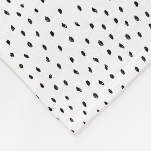 Doodle Spot Fleece Throw Blanket