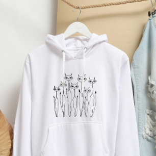 Doodle Sweatshirt (White- Hand-drawn)