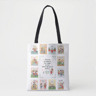 Doodle Symphony: The Melody of Good Things Tote Bag
