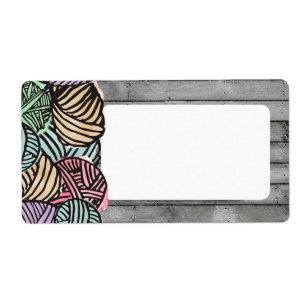 Doodle watercolor yarn knitting crochet