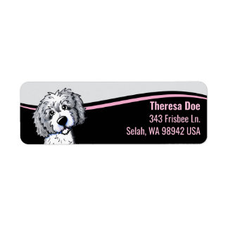 Doodle Wave Address Label
