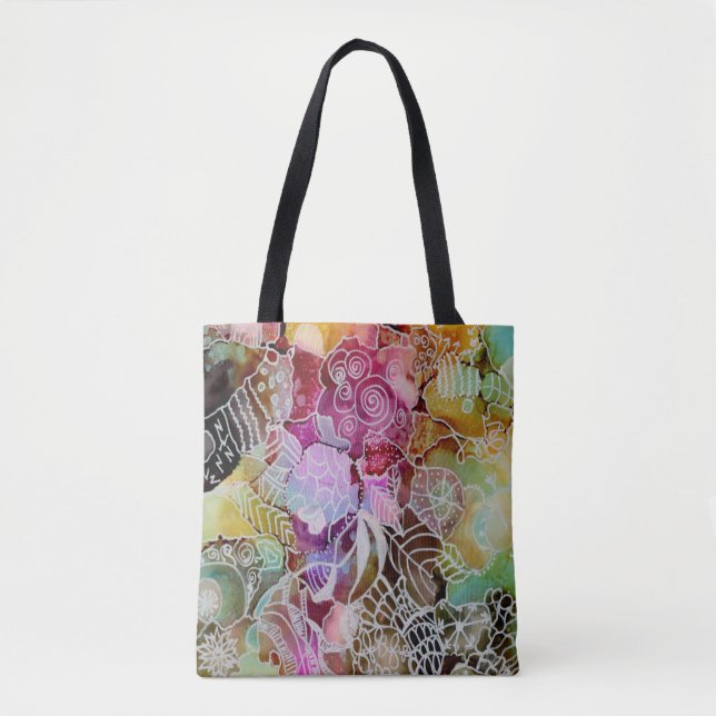 Doodlebug on a tote makes shopping fun! bag (Front)