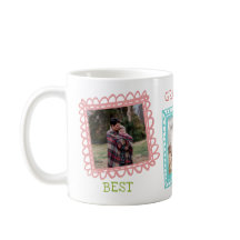 Doodled Frames Best Grandma Photo Collage