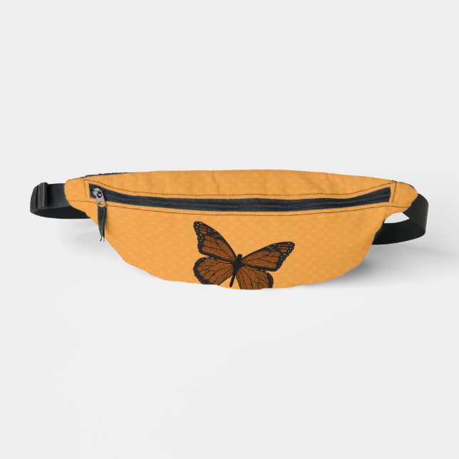 Doodled Monarch Bum Bags (Front)