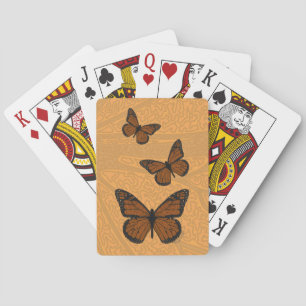Doodled Monarch Classic Playing Cards