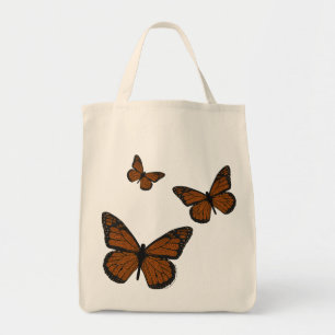 Doodled Monarch Tote Bag