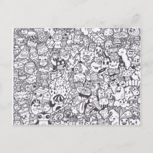 Doodlemania Postcard