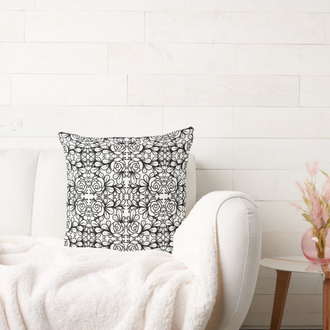 Doodleroses Cushion (Couch)