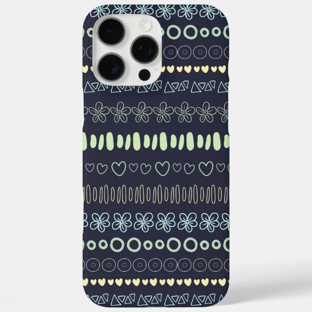 Doodles Pattern phone cases (Back)